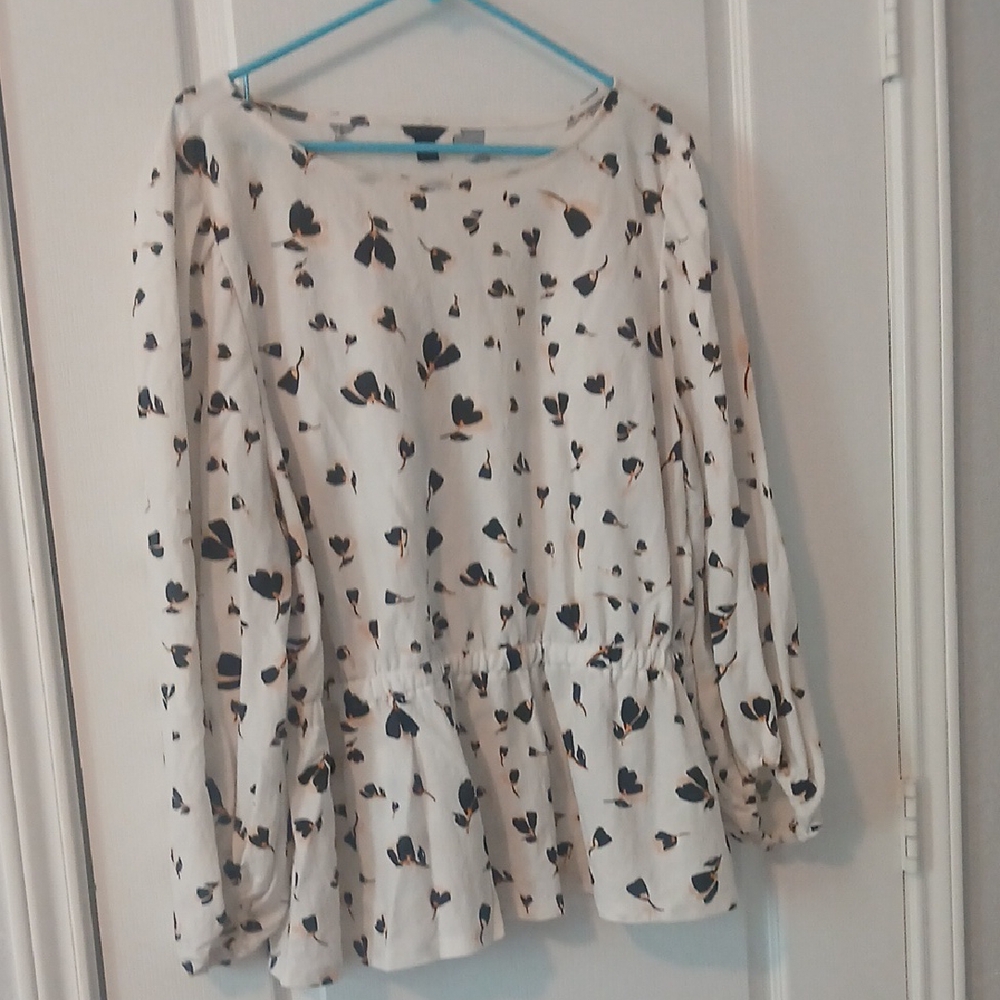 Ann Taylor Floral Blouse